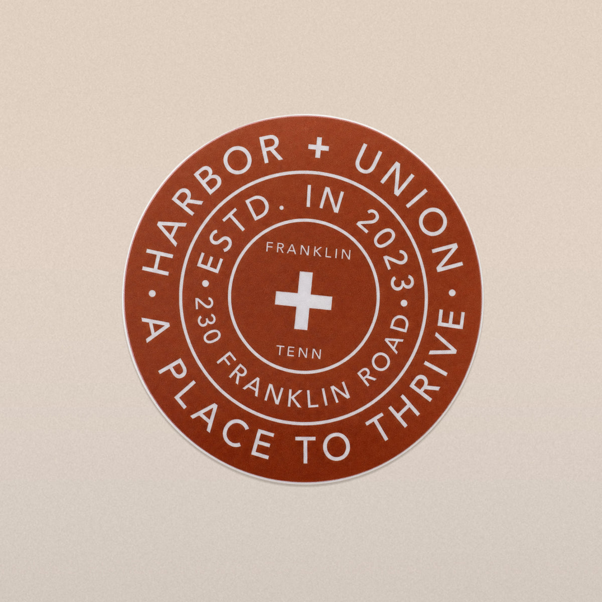 H+U Sticker