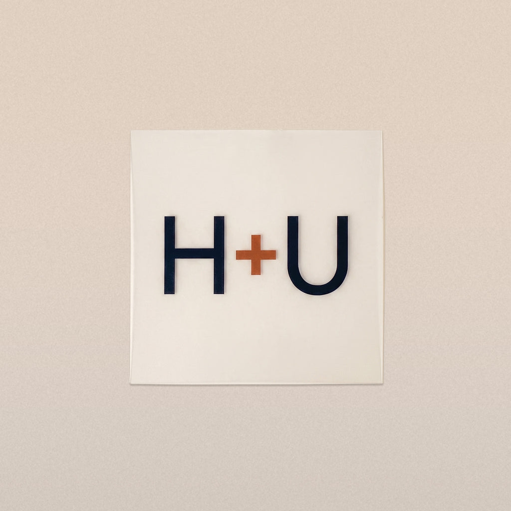 H+U Sticker