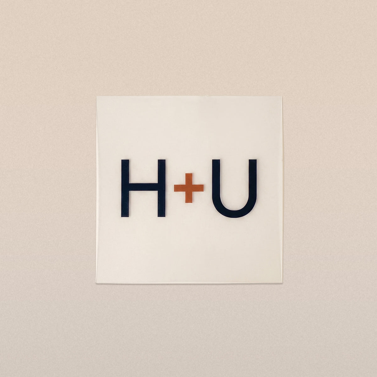 H+U Sticker